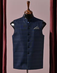 Designer Waist Coat Navy S 1PAJWC835-2 Uniworth Designer Waist Coat 1PAJWC835-2-S