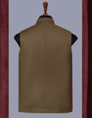 Designer Waist Coat Mehndi L 1PAJZP836-1 Uniworth Designer Waist Coat 1PAJZP836-1-L