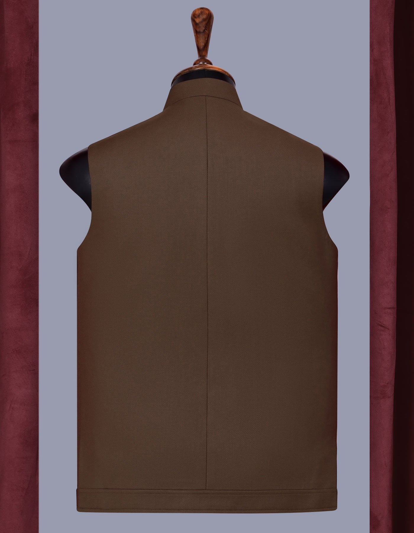 Designer Waist Coat Brown L 1PAJZP836-2 Uniworth Designer Waist Coat 1PAJZP836-2-L