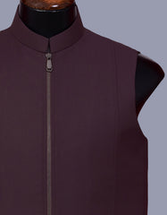 Designer Waist Coat Maroon M 1PAJZP836-4 Uniworth Designer Waist Coat 1PAJZP836-4-M