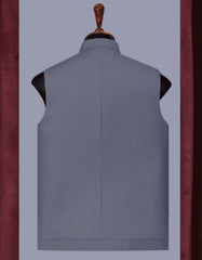 Designer Waist Coat Grey L 1PAJZP836-5 Uniworth Designer Waist Coat 1PAJZP836-5-L