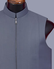 Designer Waist Coat Grey M 1PAJZP836-5 Uniworth Designer Waist Coat 1PAJZP836-5-M
