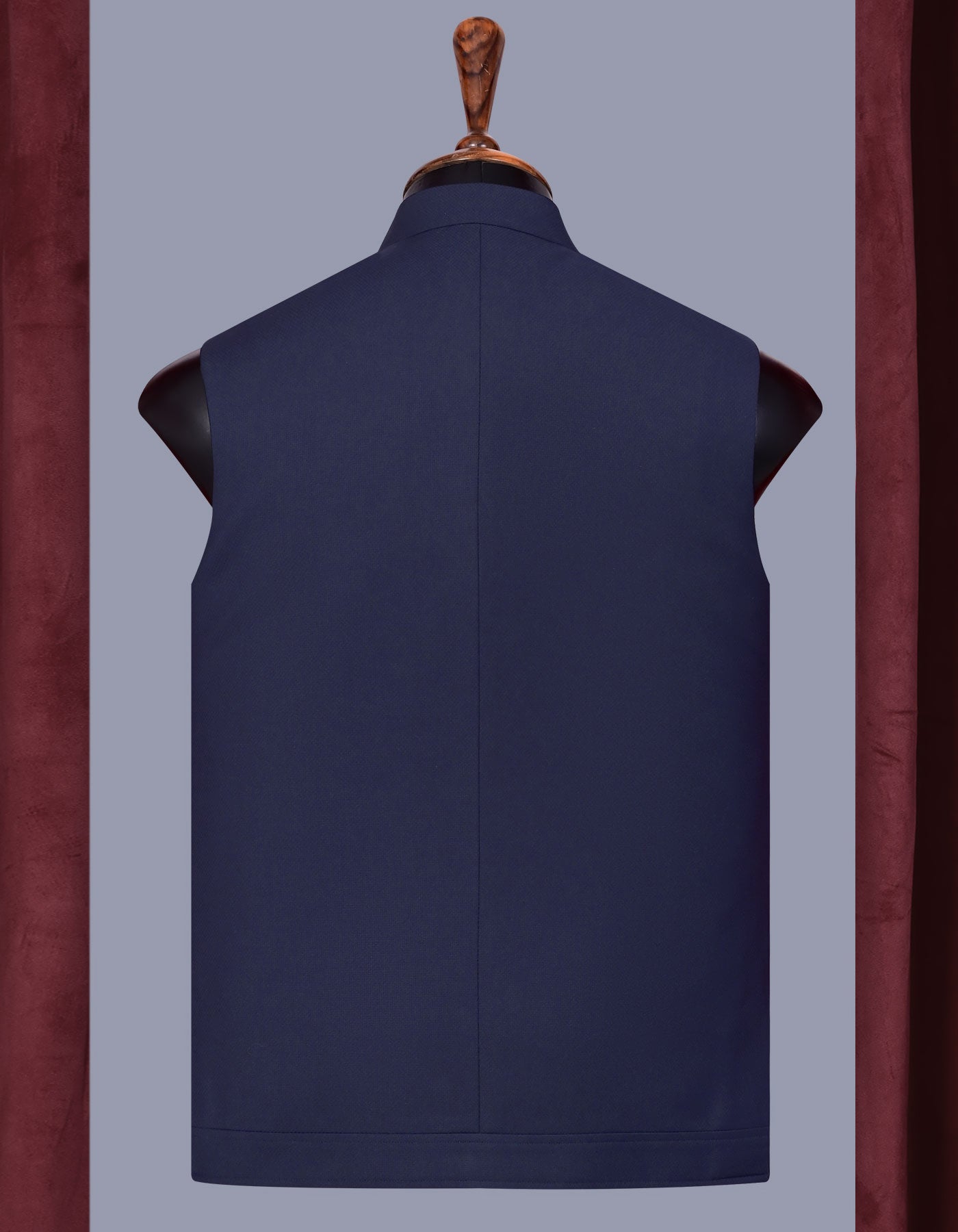 Designer Waist Coat Navy L 1PAJZP836-7 Uniworth Designer Waist Coat 1PAJZP836-7-L