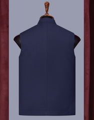 Designer Waist Coat Navy L 1PAJZP836-7 Uniworth Designer Waist Coat 1PAJZP836-7-L