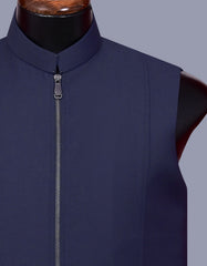 Designer Waist Coat Navy M 1PAJZP836-7 Uniworth Designer Waist Coat 1PAJZP836-7-M