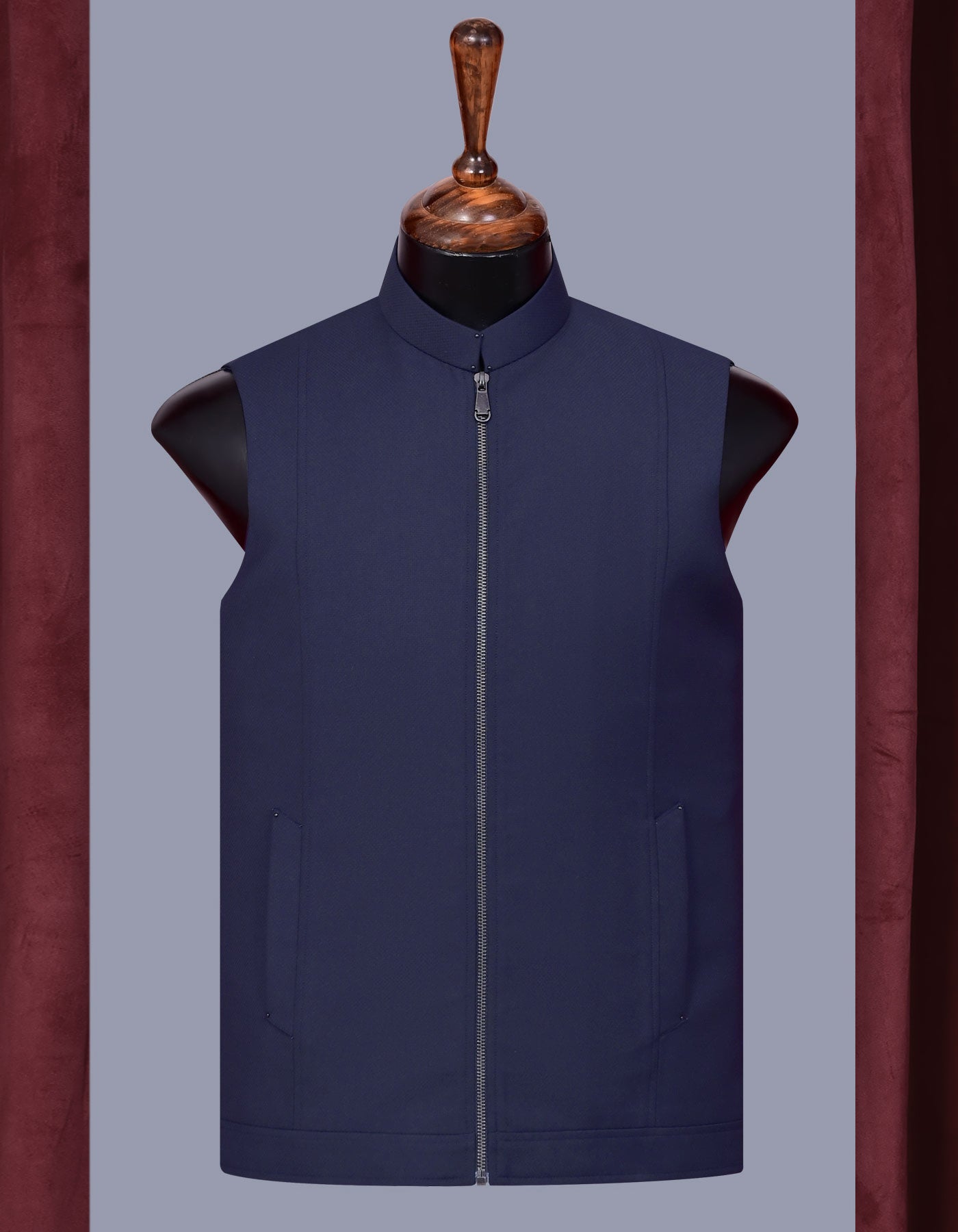 Designer Waist Coat Navy S 1PAJZP836-7 Uniworth Designer Waist Coat 1PAJZP836-7-S
