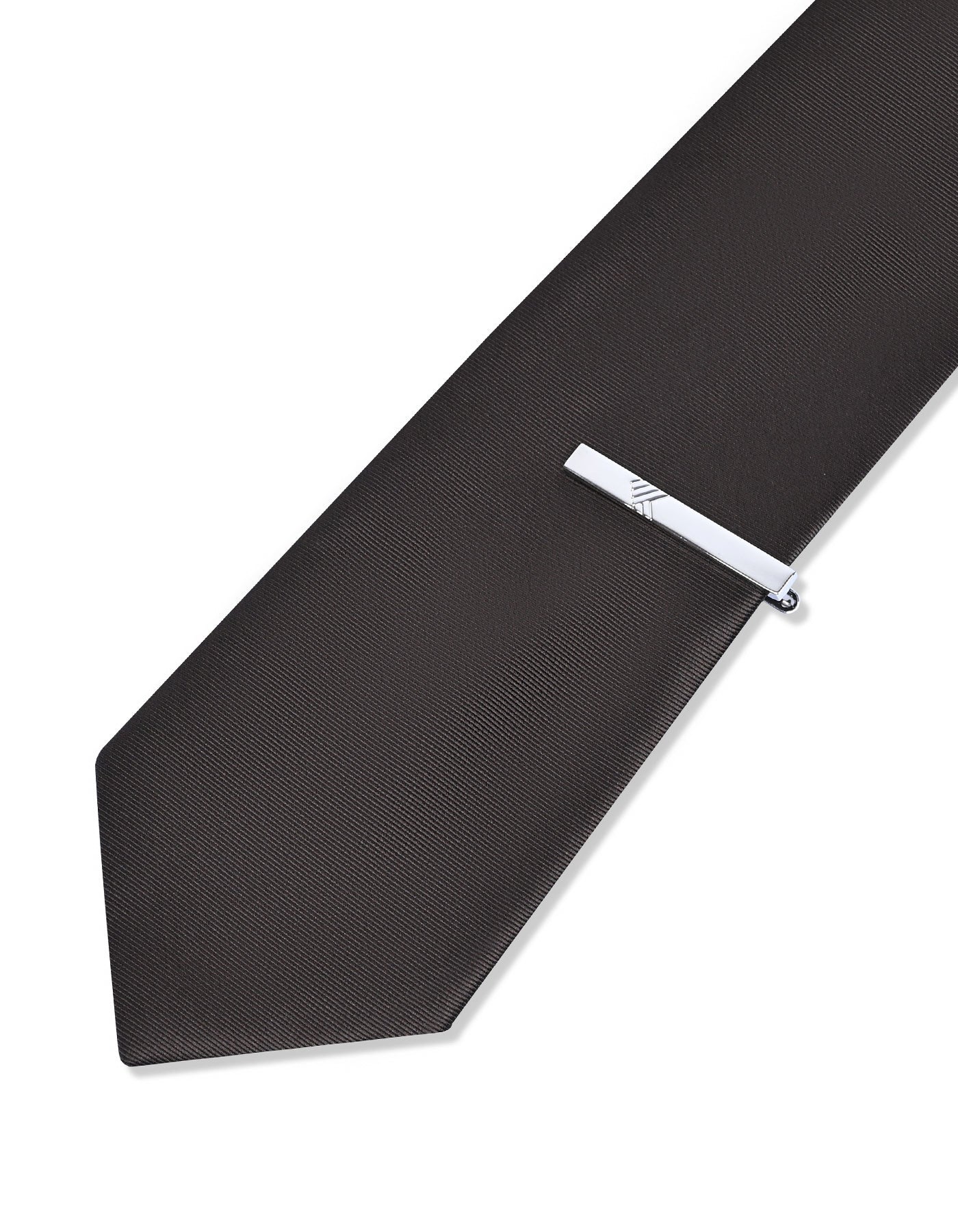 Silver Texture Tie Pin