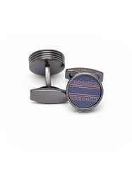 Grey Circle Cufflink