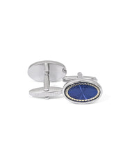 Blue Oval Cufflink