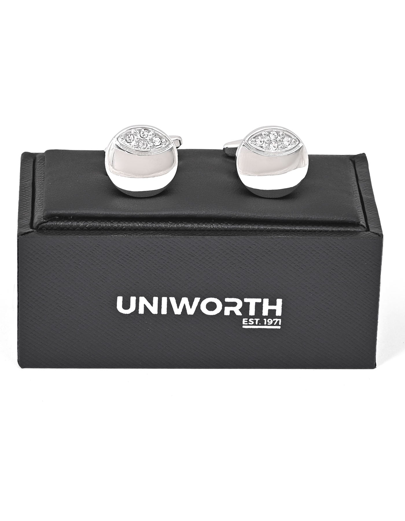 Silver Circle Cufflink