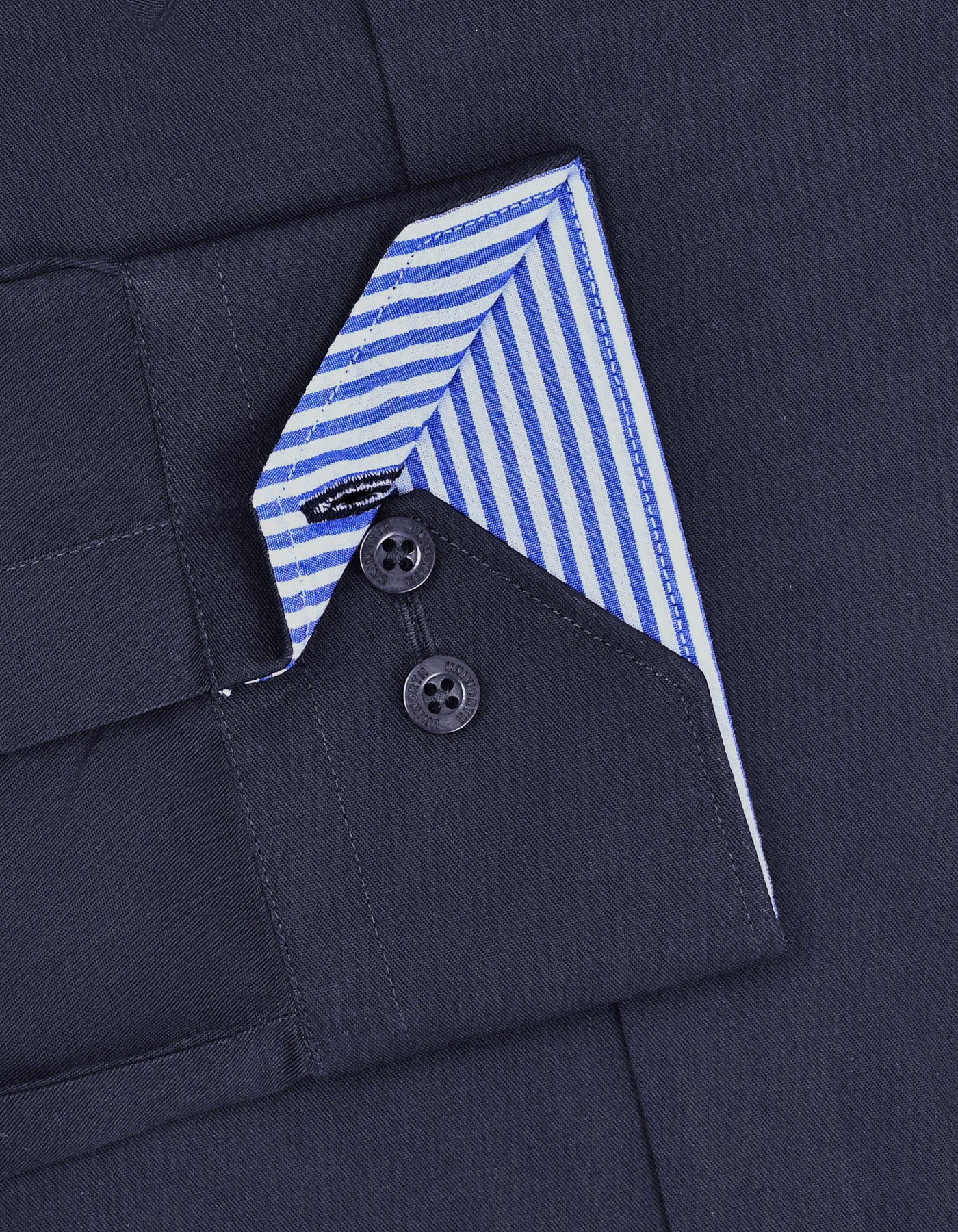 Plain Navy Tailored Smart Fit Shirt FS1410-3SF-16