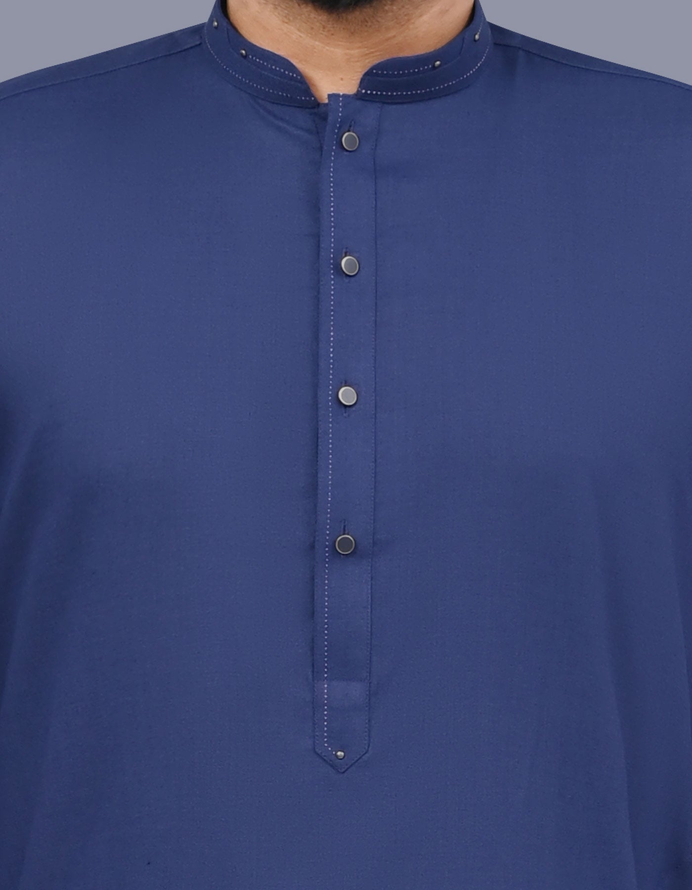 D Navy Plain Kameez Shalwar KS26106S-S