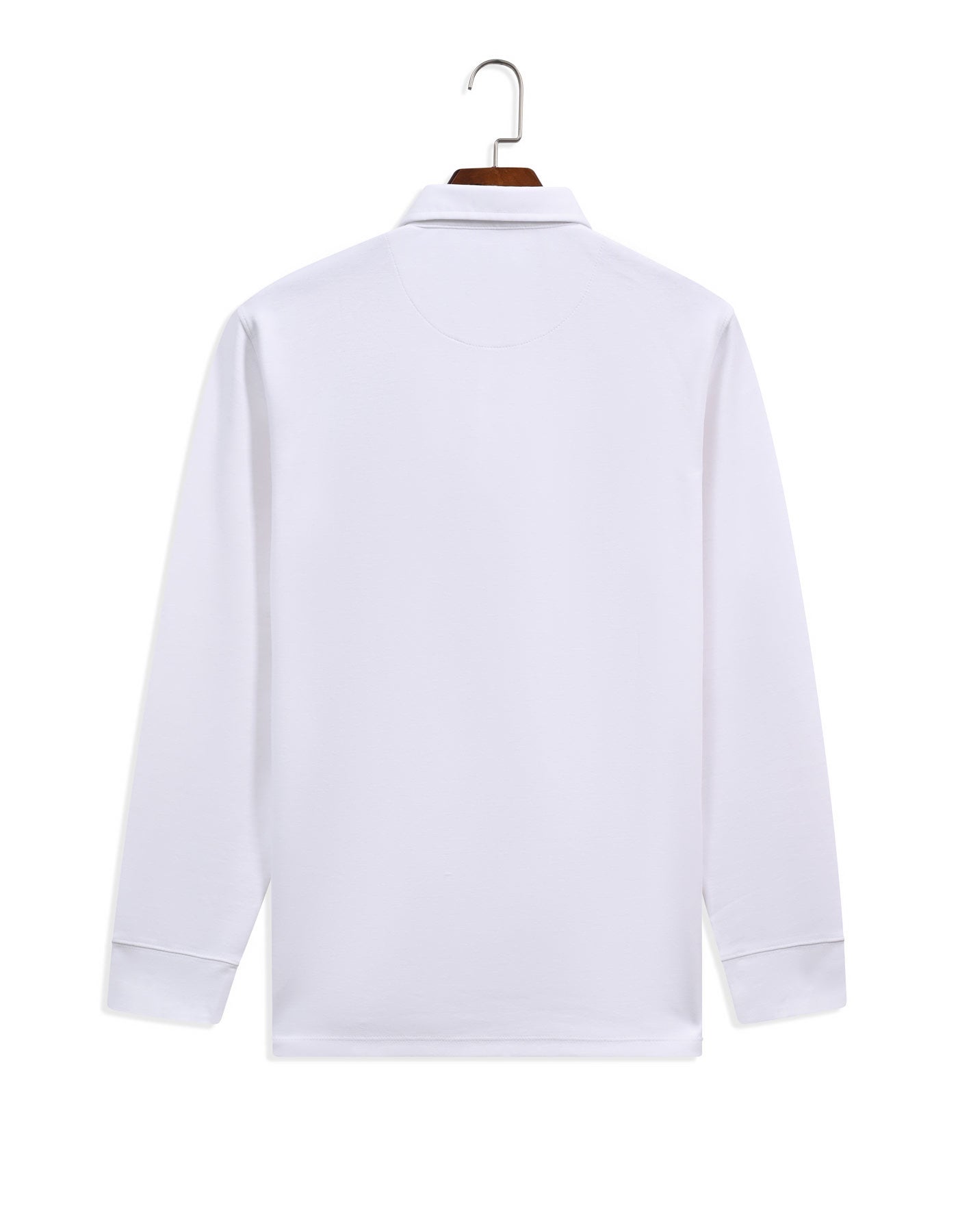 White Plain Signature Rugby Polo