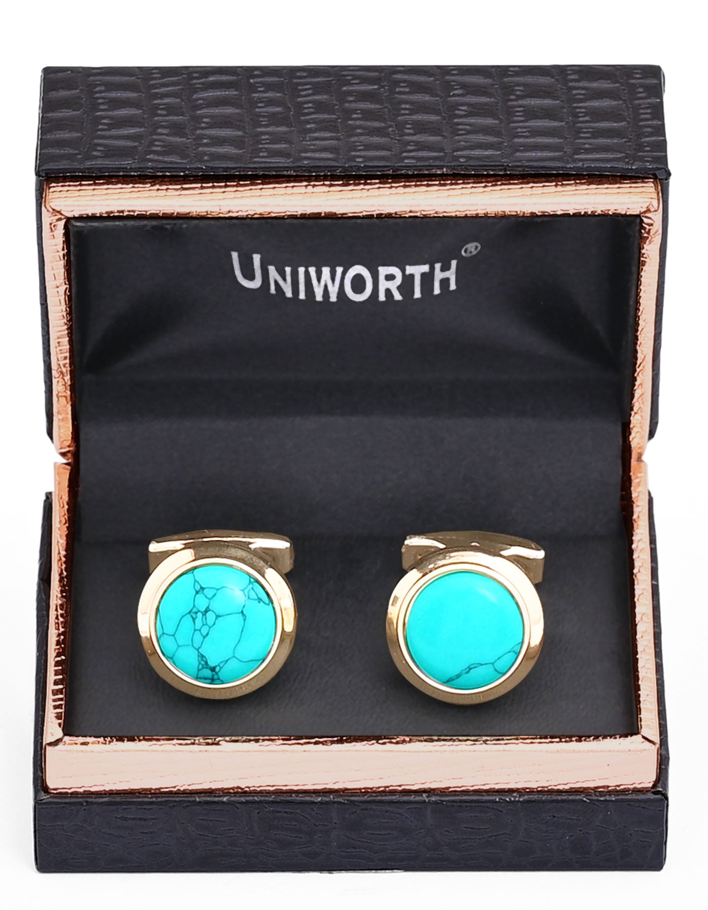 Ferozi Circle Cufflink