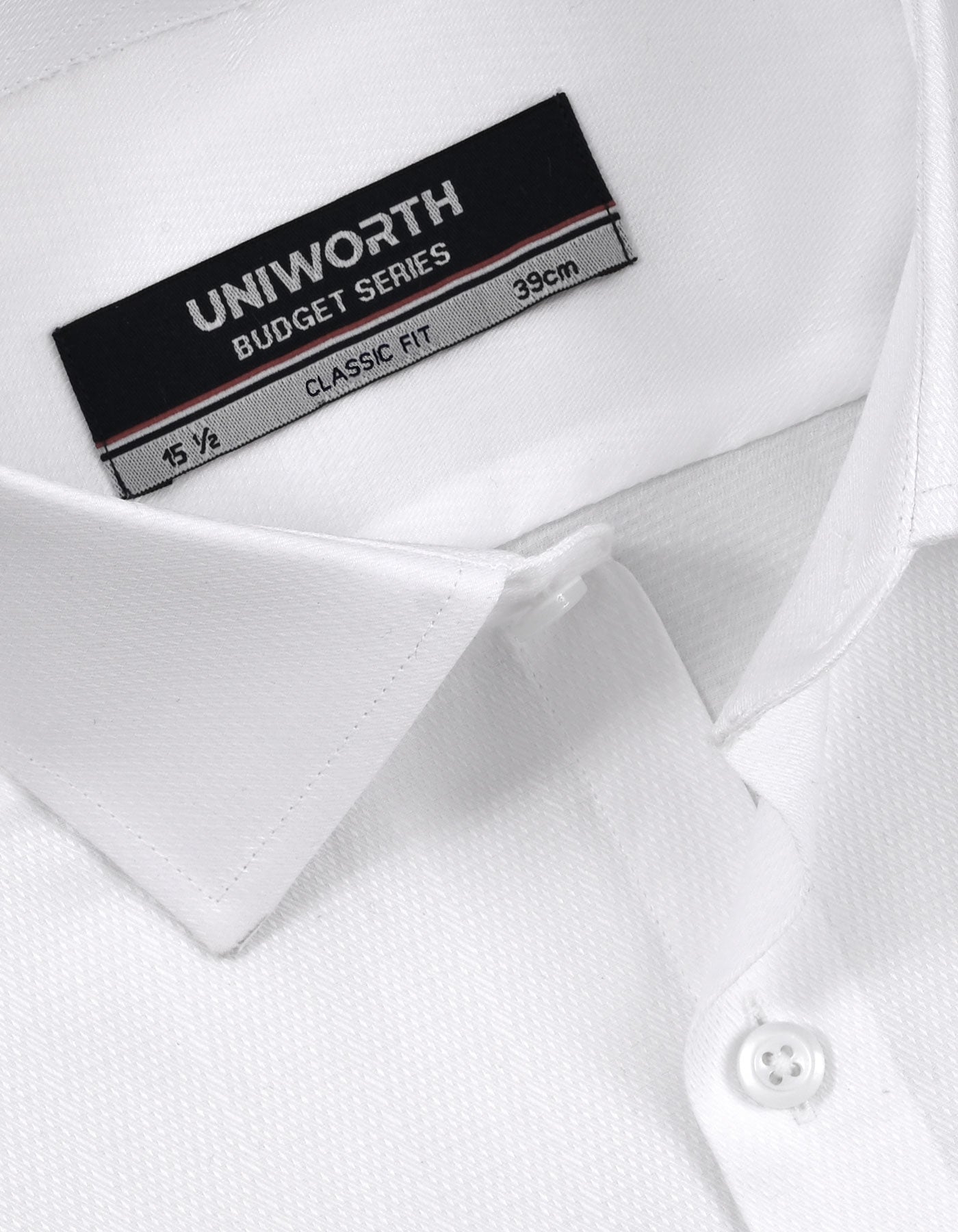 Self White Classic Fit Shirt FS1804-1RF-15