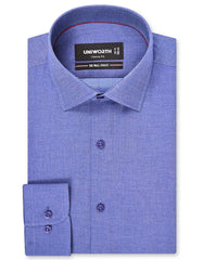 Self D Blue Classic Fit Shirt FS20502RF-14.5