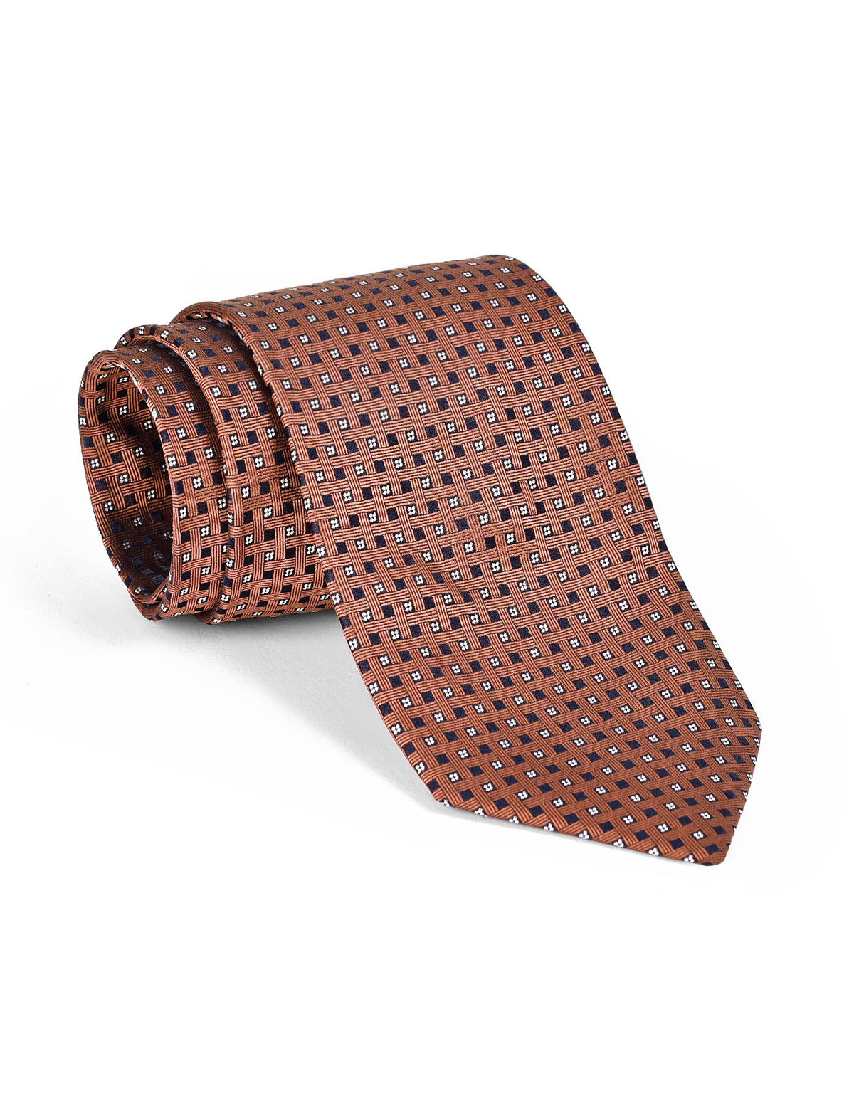Coffee Geometric Tie