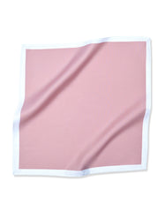 T Pink Plain Pocket Square