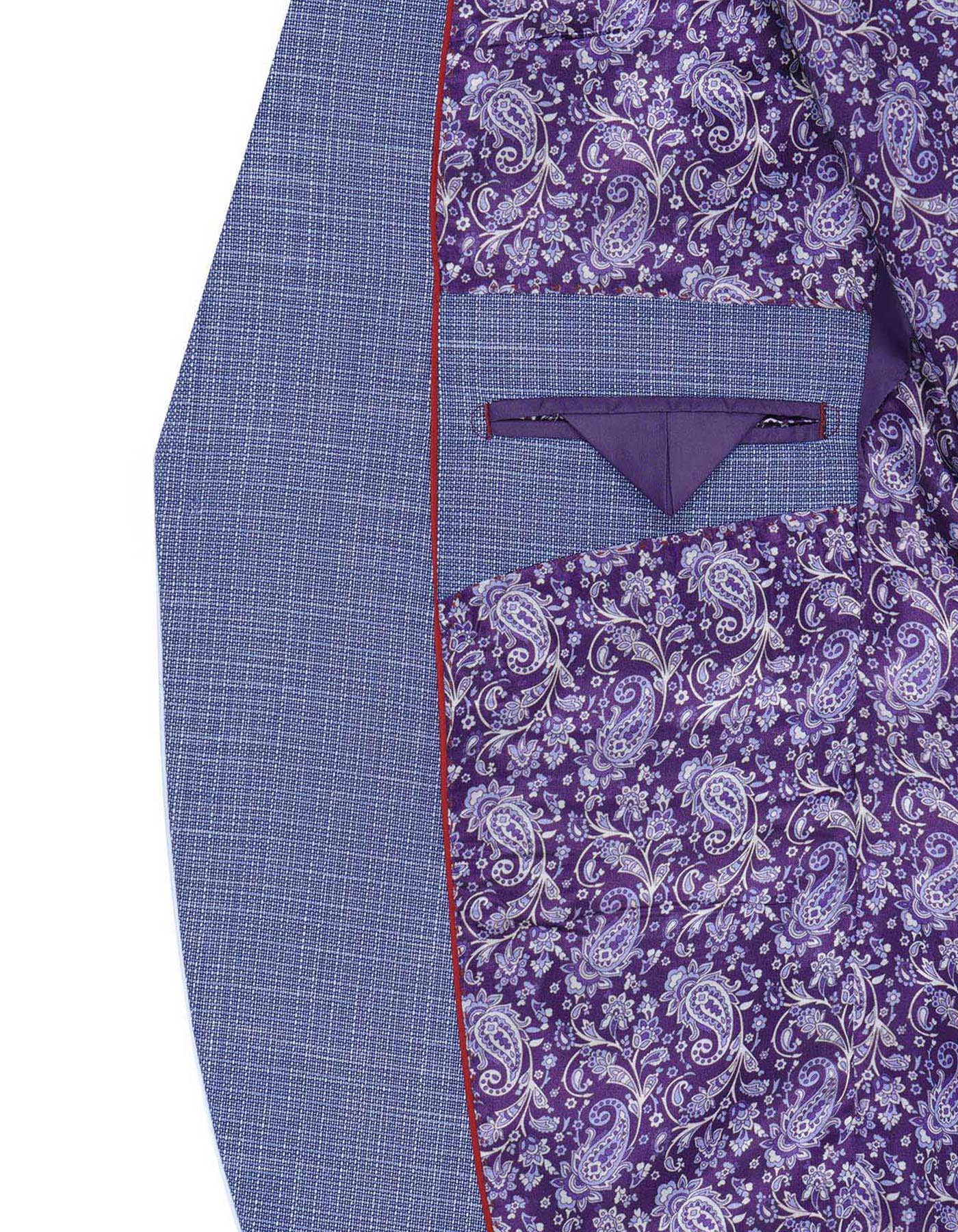 L Blue Tailored Smart Fit Coat CC2353-44