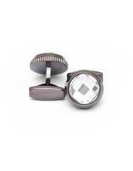 White Circle Cufflink