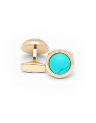 Ferozi Circle Cufflink