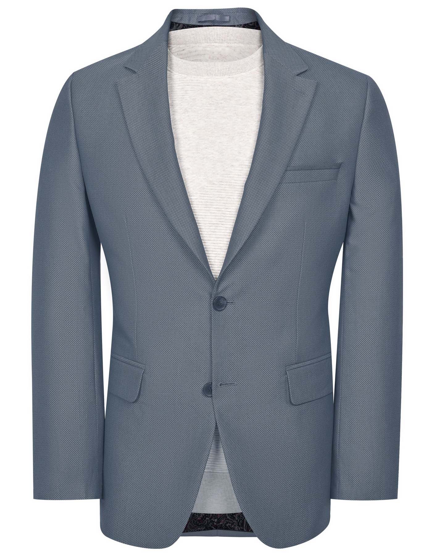 Grey Tailored Smart Fit Coat CC2526-34