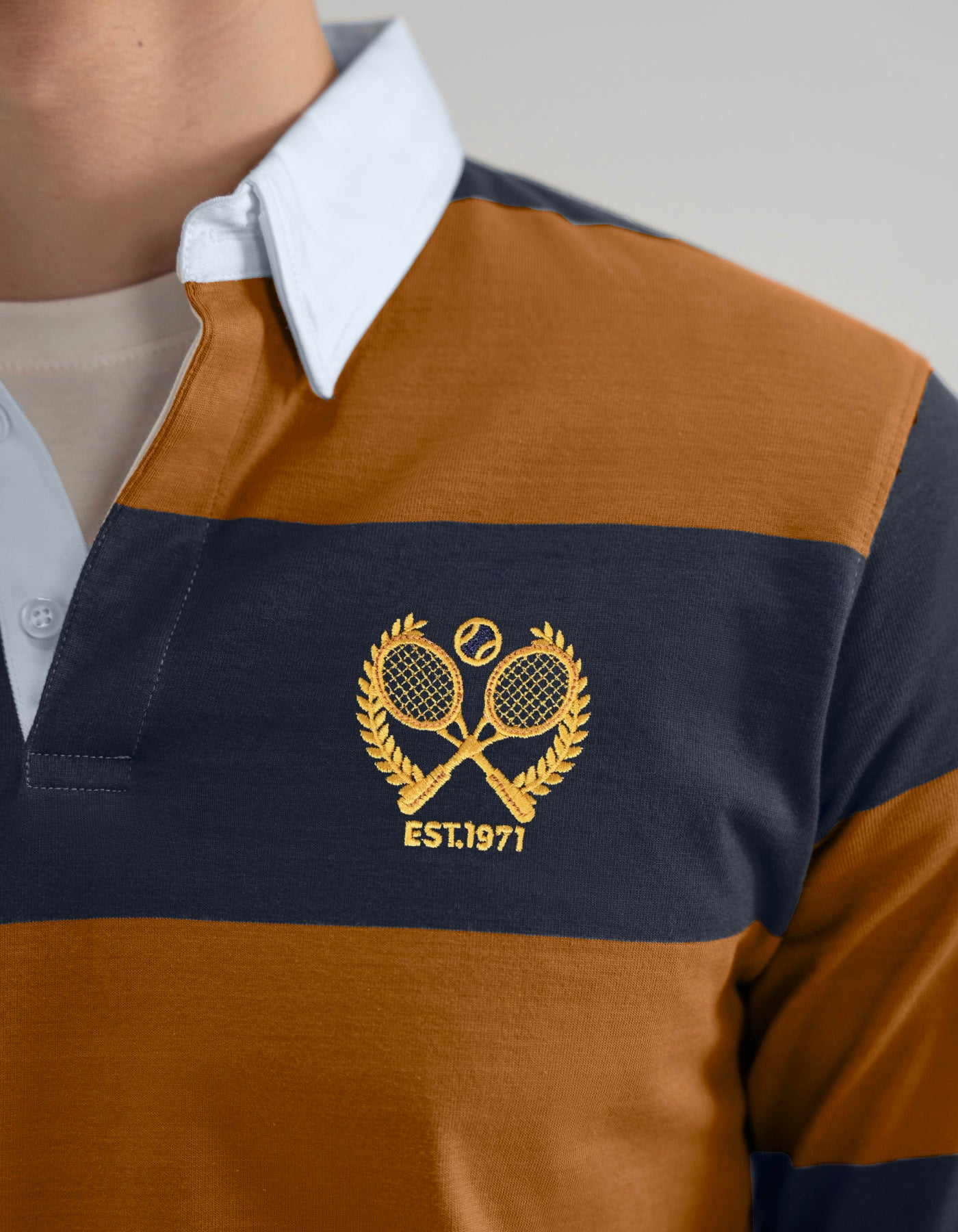 Stripe Mustard TP2496-1-M