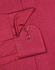 Self Maroon Classic Fit Shirt FS20446RF-15.5