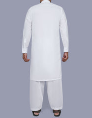 White Plain Kameez Shalwar KS2516-3R-L