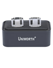 Silver Metal Cufflink