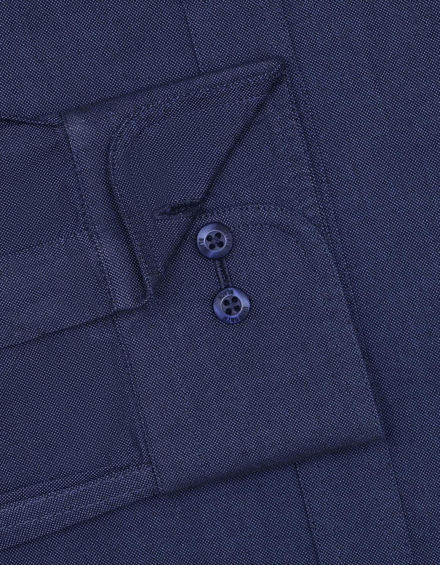Plain Navy Classic Fit Shirt FS2298-1RF-15.5