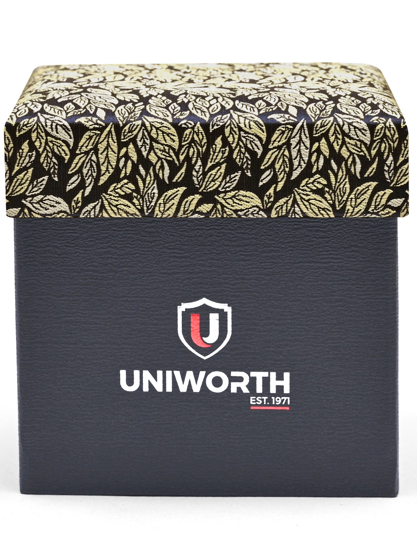 Pale Gold Paisley Cufflink Tie Set