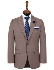 D Khaki Plain Suit ST2609-5C-34