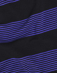 Black Stripe Pique Polo Shirt