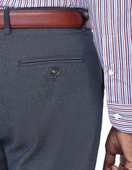 Navy Smart Fit Cotton Trouser FTC2553S-38