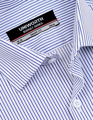Stripe Royal Blue Tailored Smart Fit Shirt FS2934-1SF-15