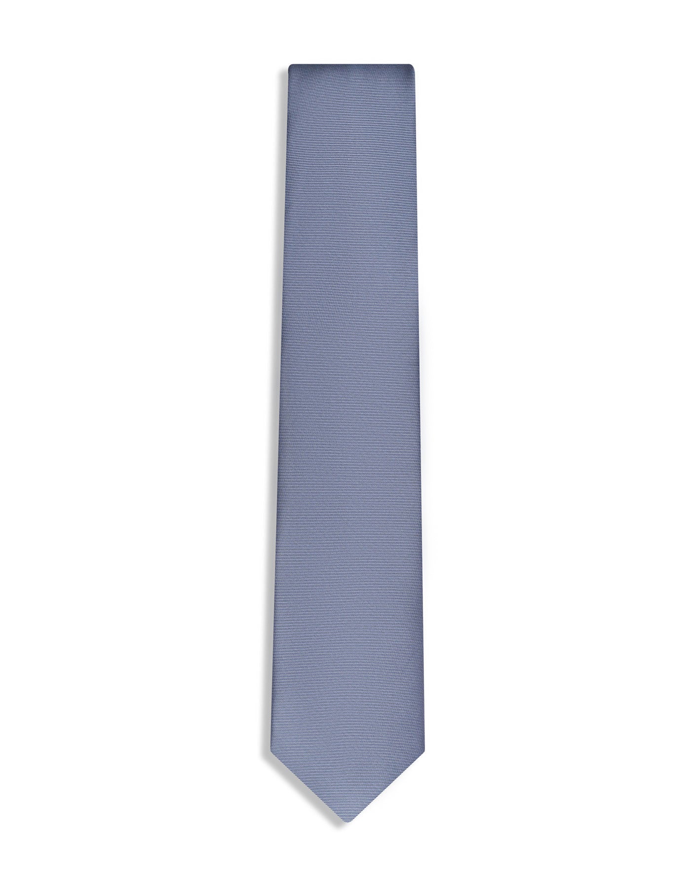 Grey Self Plain Tie