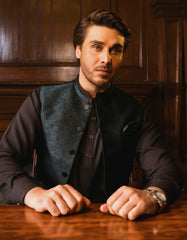 Designer Waist Coat Rust M 1PAJWC817-5 Uniworth Designer Waist Coat 1PAJWC817-5-M