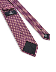 Maroon Geometric Tie