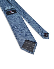 Indigo Paisley Tie