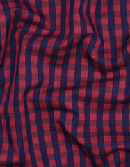 Check Maroon Smart Fit Shirt FS2952SH-16