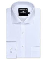 Plain White Classic Fit Shirt FS2331-1RF-14.5