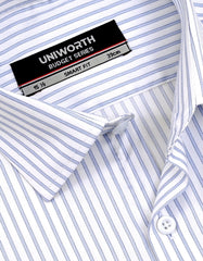 Stripe Blue Tailored Smart Fit Shirt FS2931-1SF-15