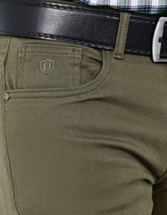 Olive Straight Fit  Denim DM2626-36