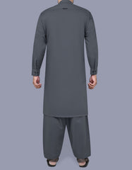 Charcoal Plain Kameez Shalwar KS2517-1R-L