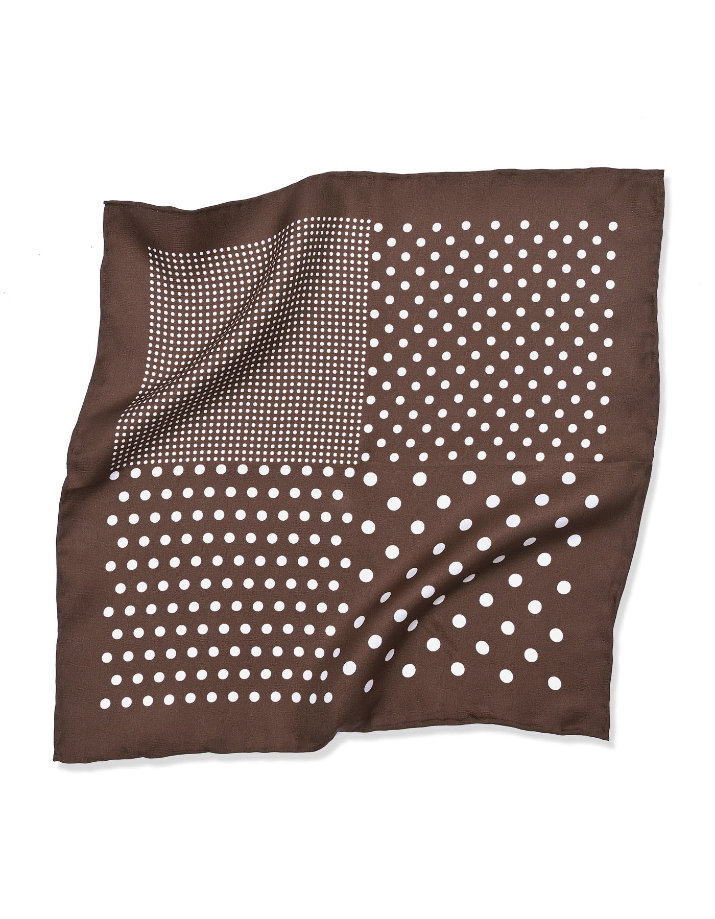 Brown Dotted Pocket Square