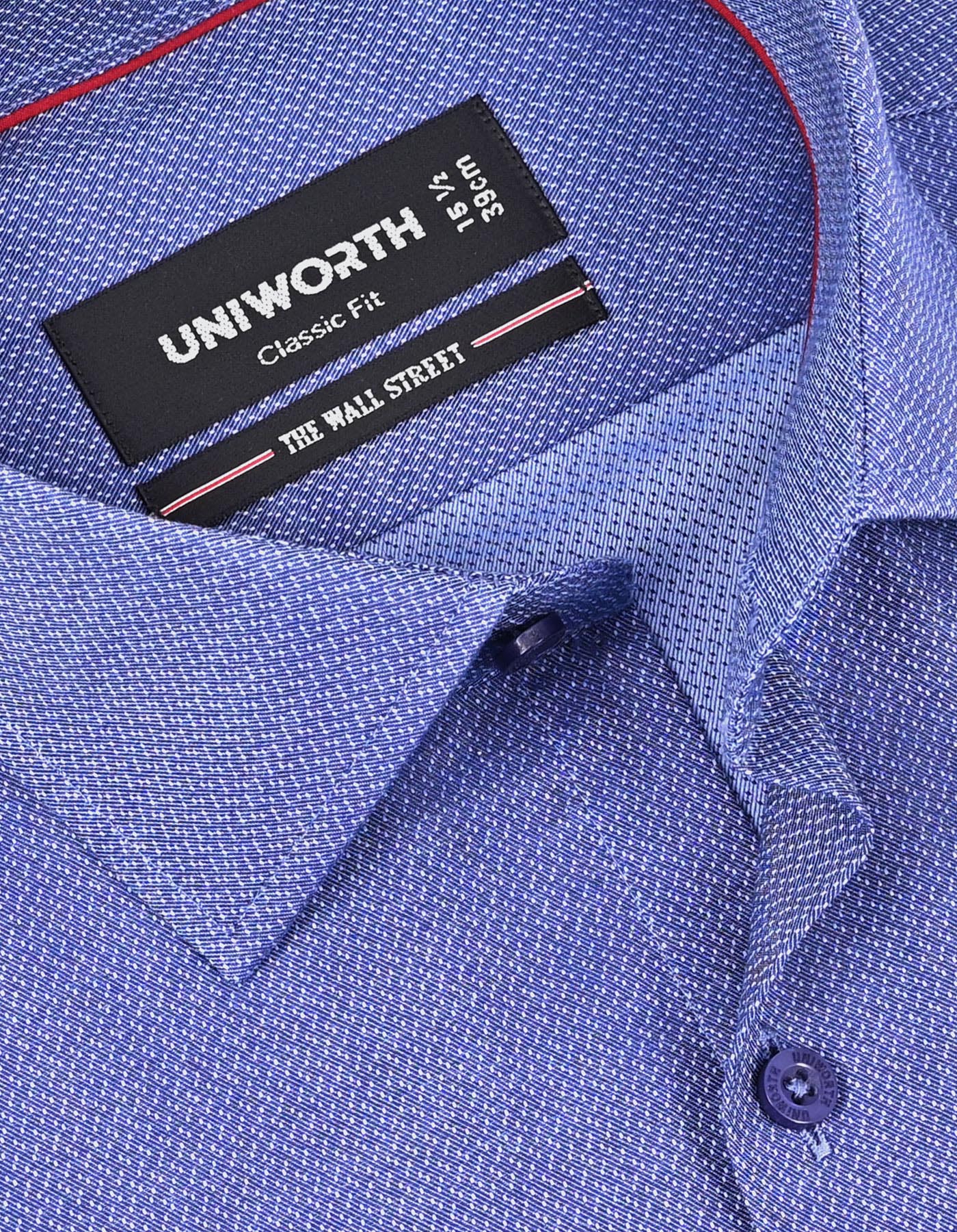 Self D Blue Classic Fit Shirt FS20502RF-15
