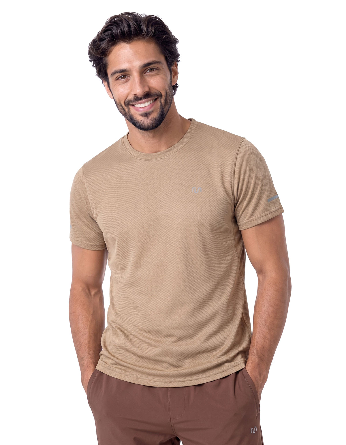 Camel Texture Gym Tee