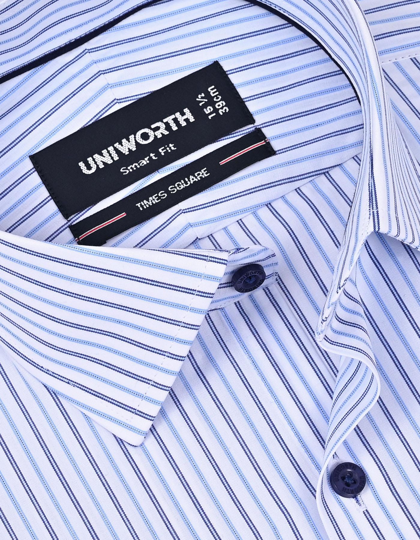 Stripe Blue Tailored Smart Fit Shirt FS2856-1SF-15