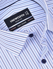 Stripe Blue Tailored Smart Fit Shirt FS2856-1SF-15